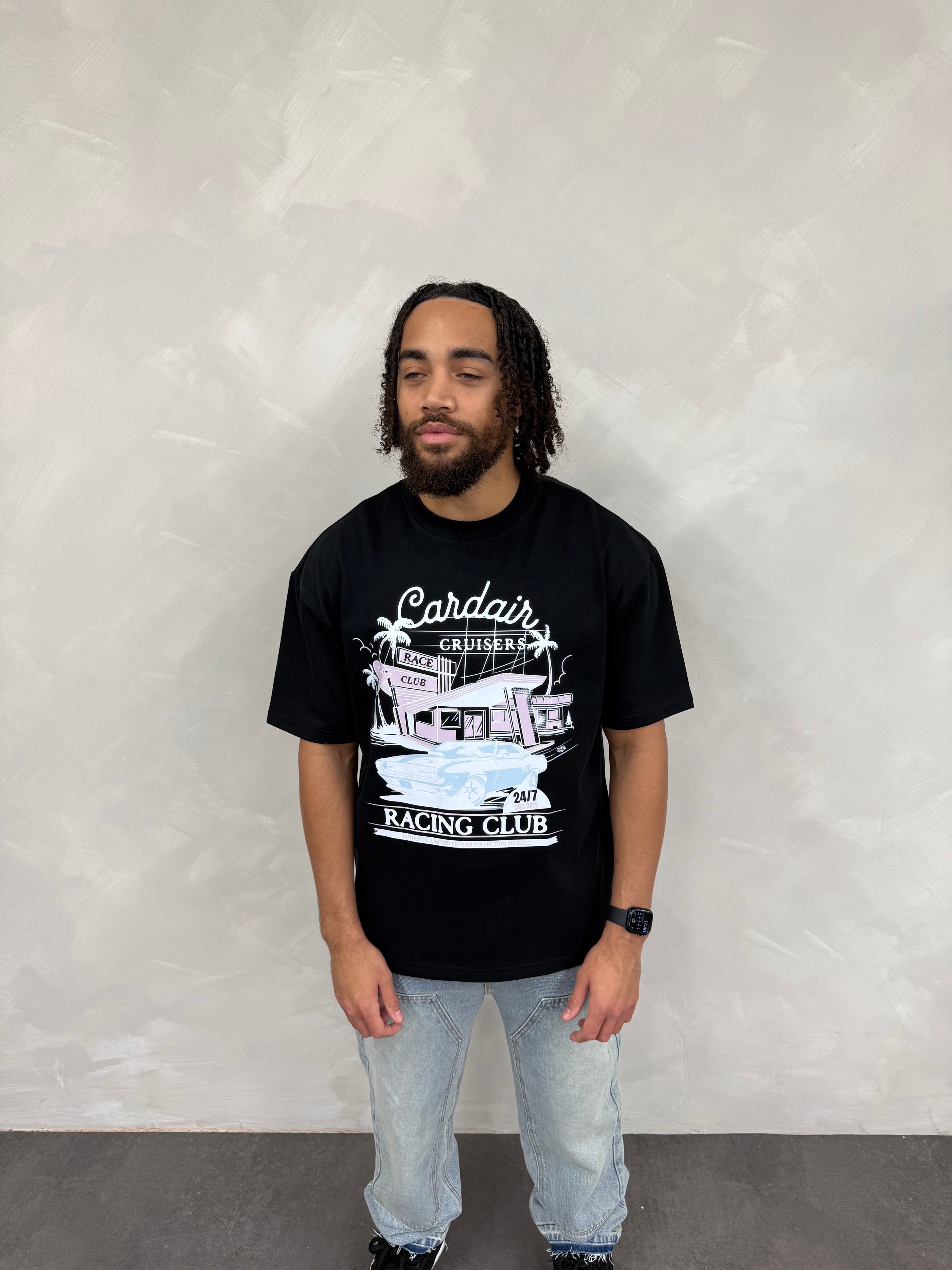 Racing Club T Shirt - Black