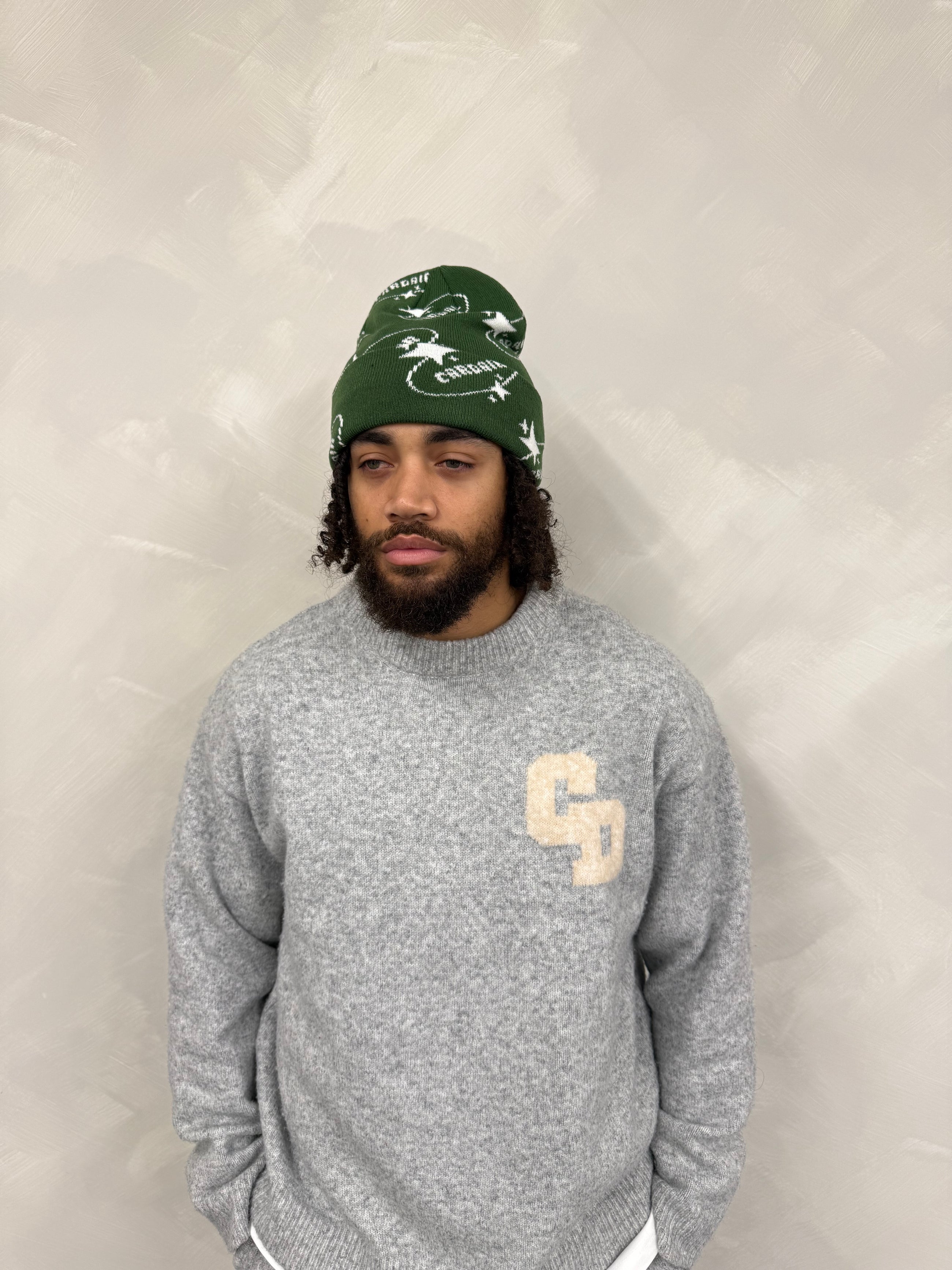 Star Logo Beanie - Racing Green