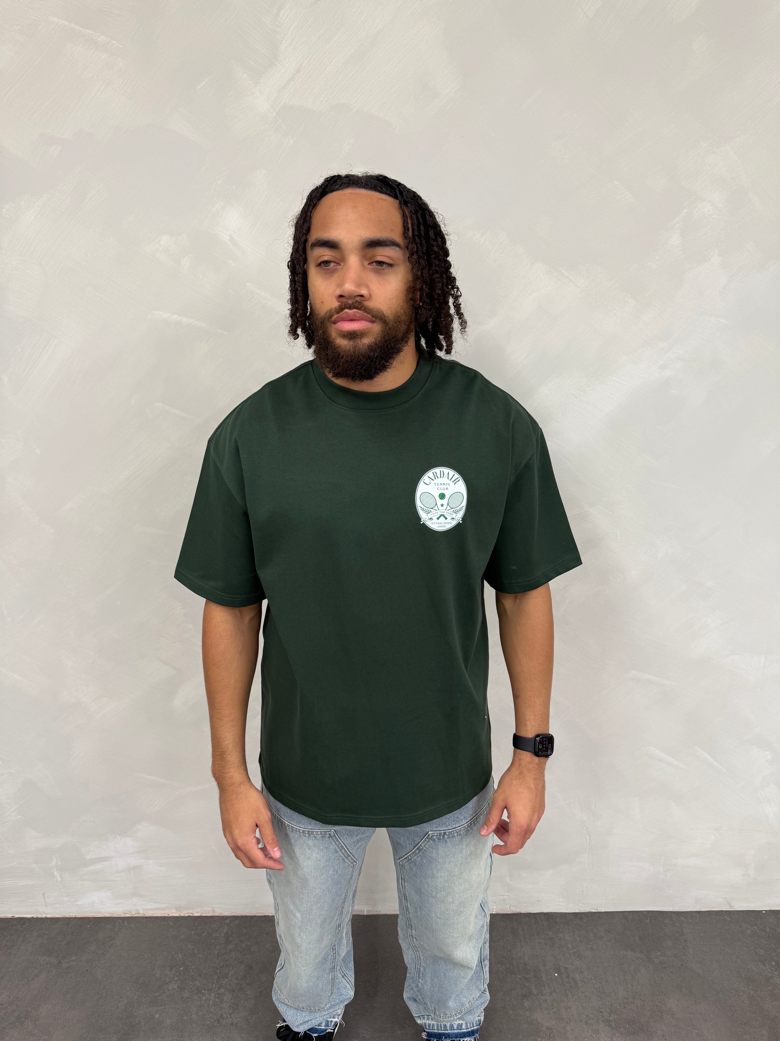 Tennis Club T Shirt - Racing Green