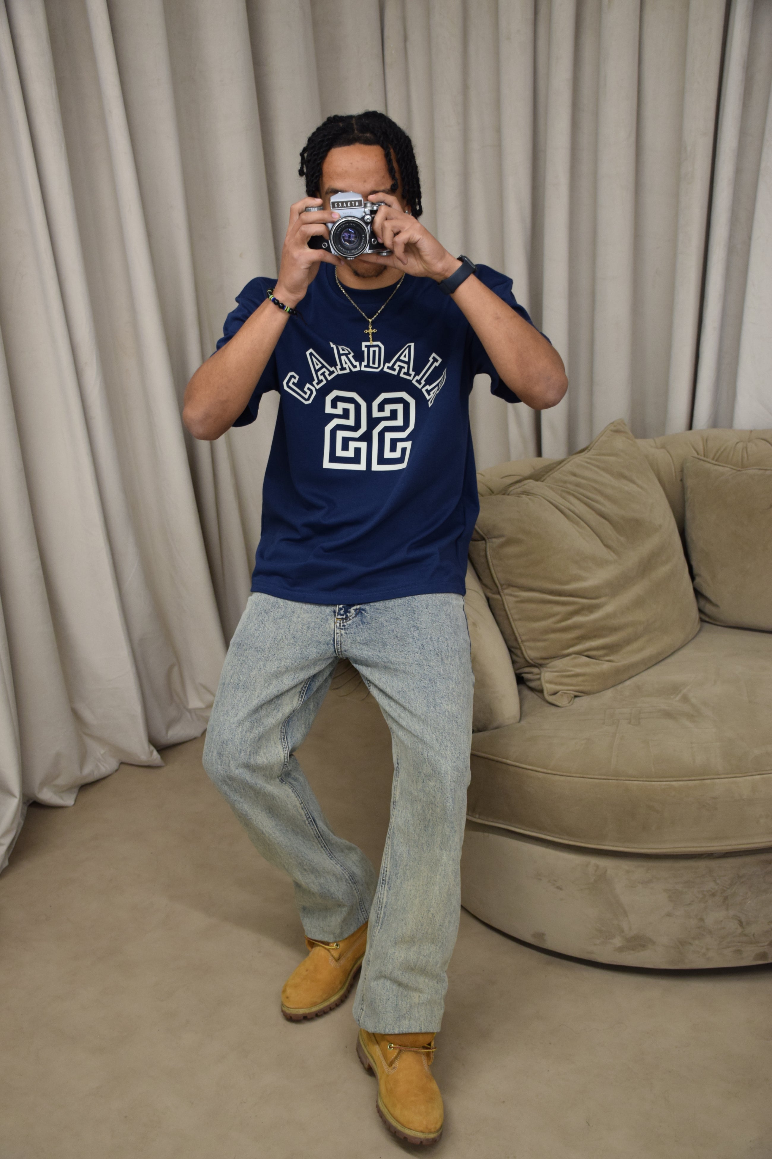 Varsity T Shirt - Navy