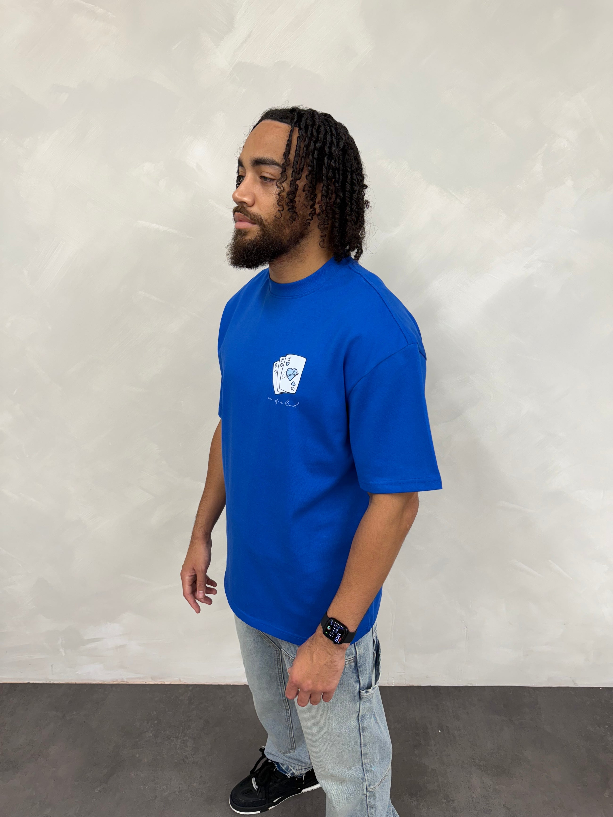 Cards T Shirt - Cobalt Blue