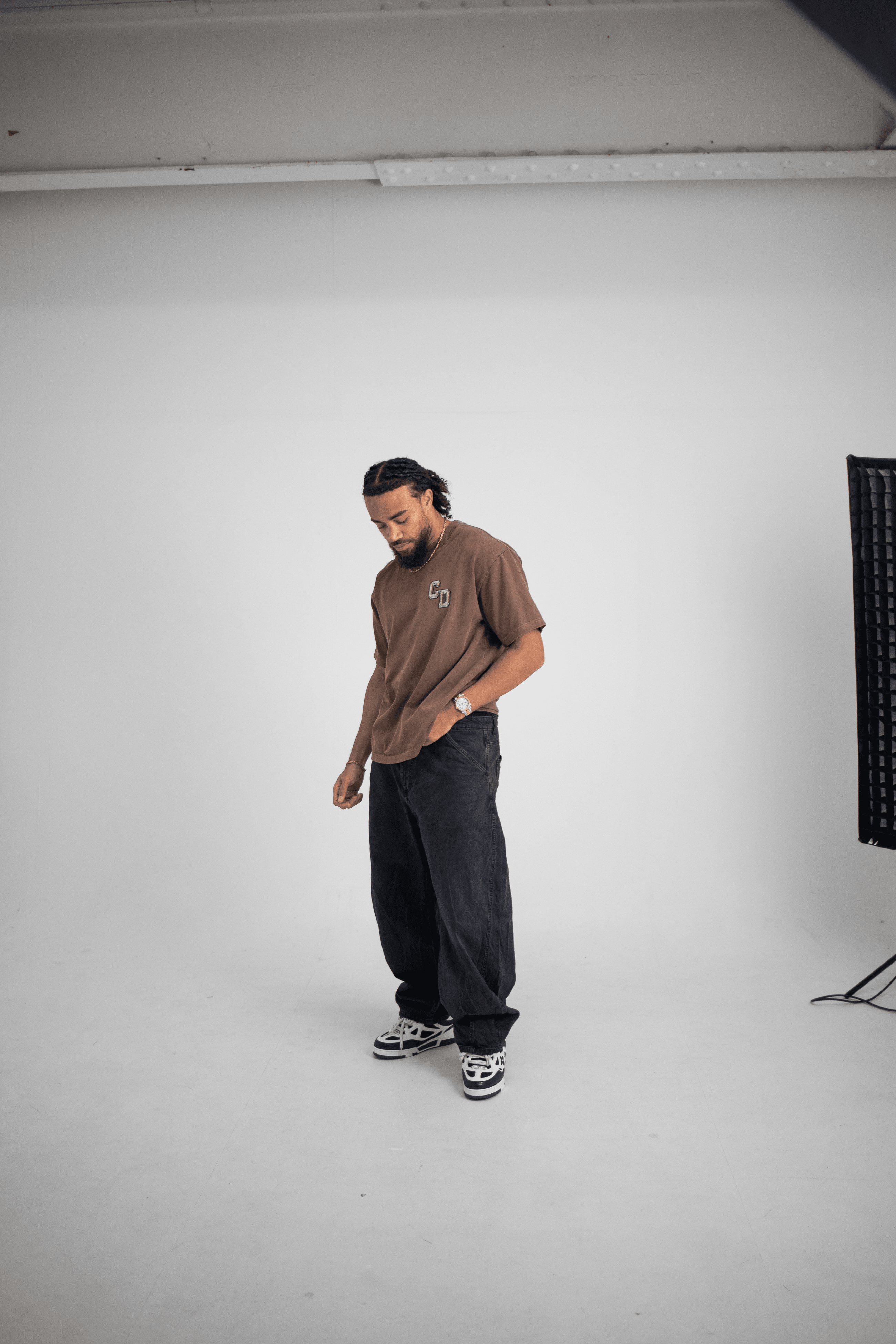 CD logo T shirt - Washed Mocha