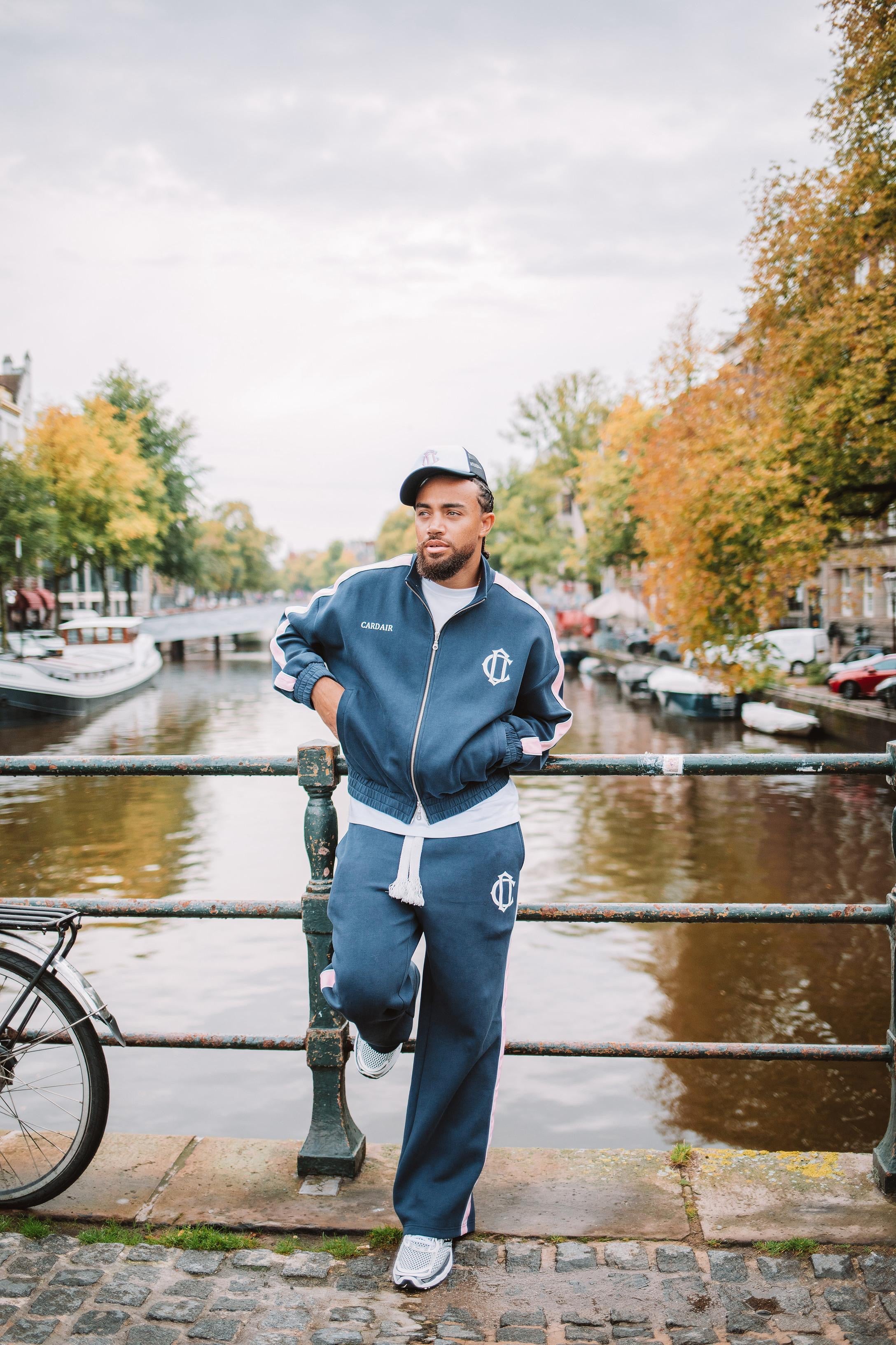 Club Emblem Track Pants - Navy