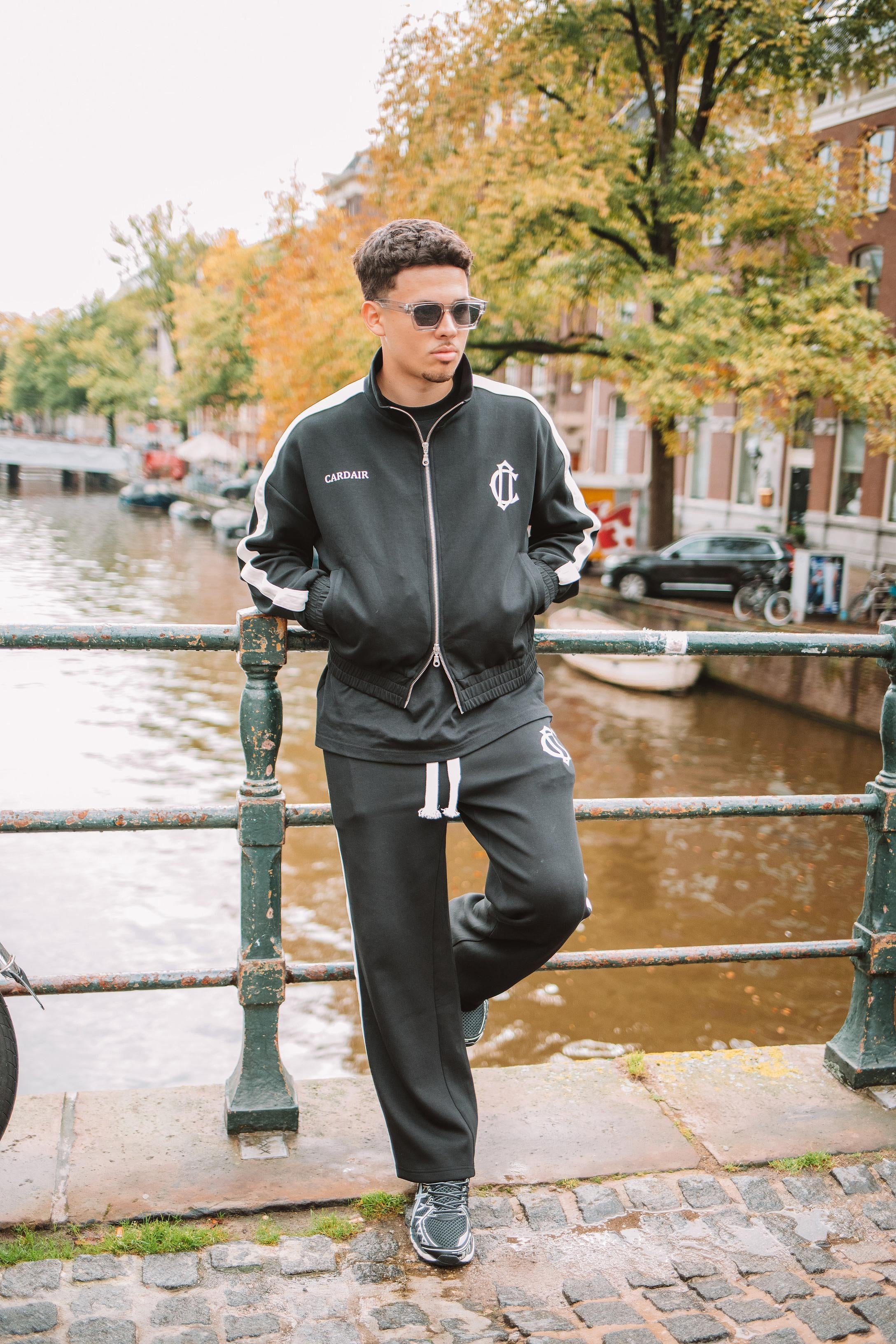 Club Emblem Track Top - Black