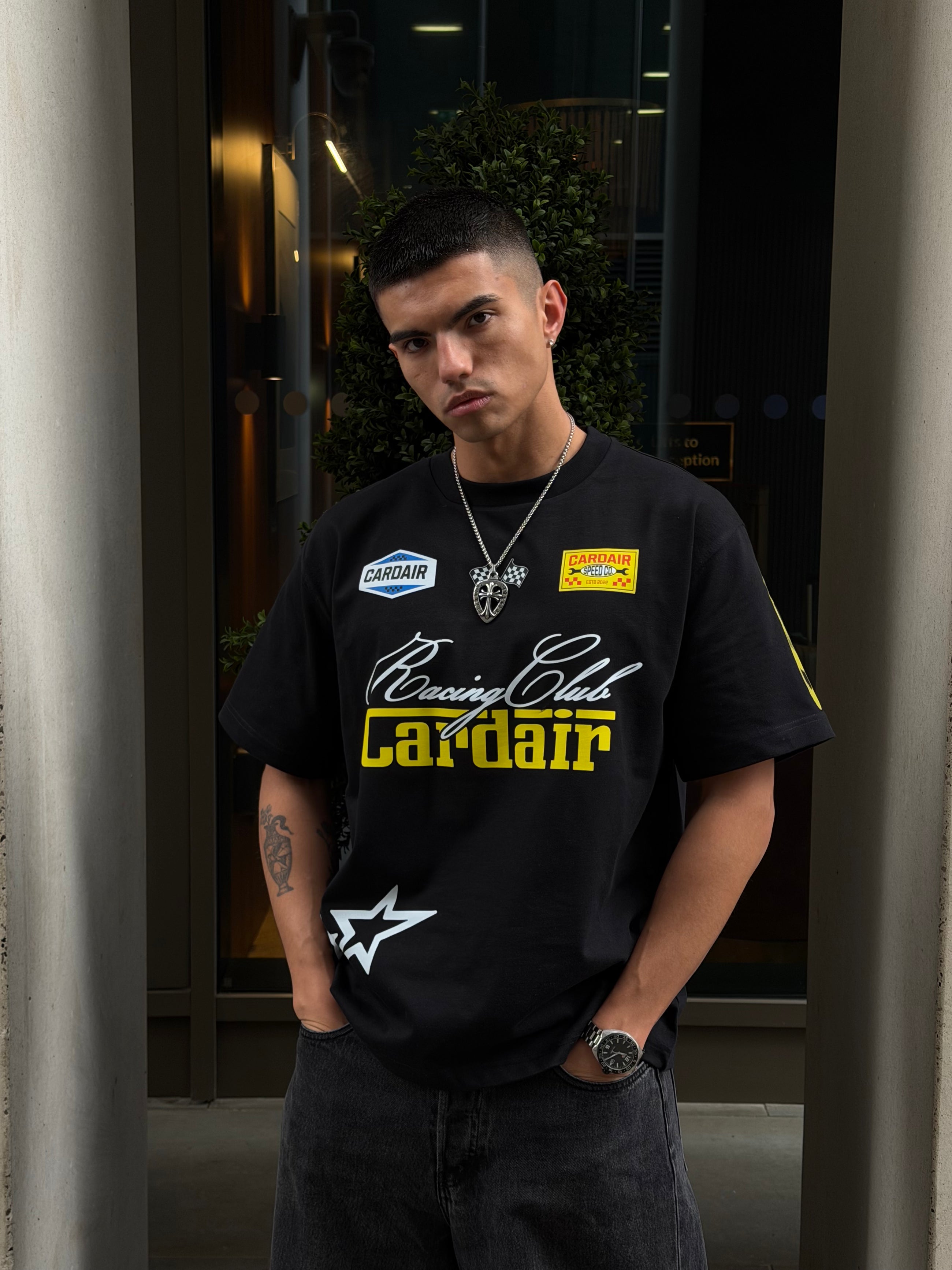 Racing Club T Shirt - Black