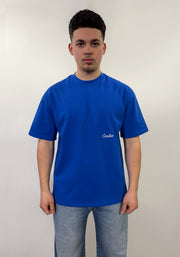 Signature T Shirt - Cobalt Blue