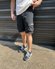 Tech Cargo Shorts - Black