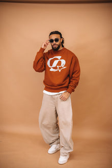 CD Star Sweatshirt - Burnt Orange