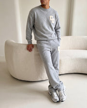CD Logo Knit Sweater - Grey