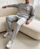CD Logo Knit Sweater - Grey