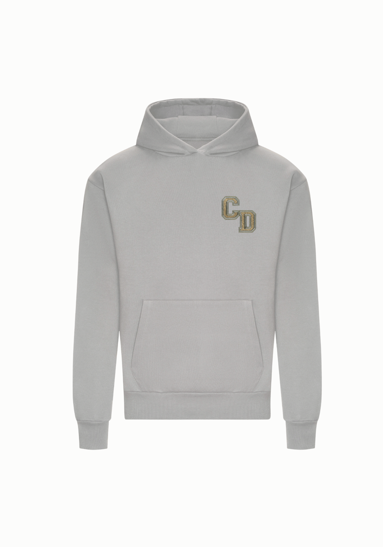 CD Logo Hoodie - Grey Marl