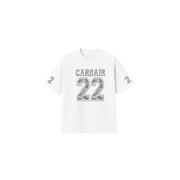 Camo Varsity T Shirt - White