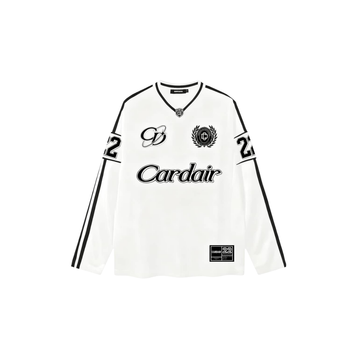 Long Sleeve Club Mesh Jersey - White
