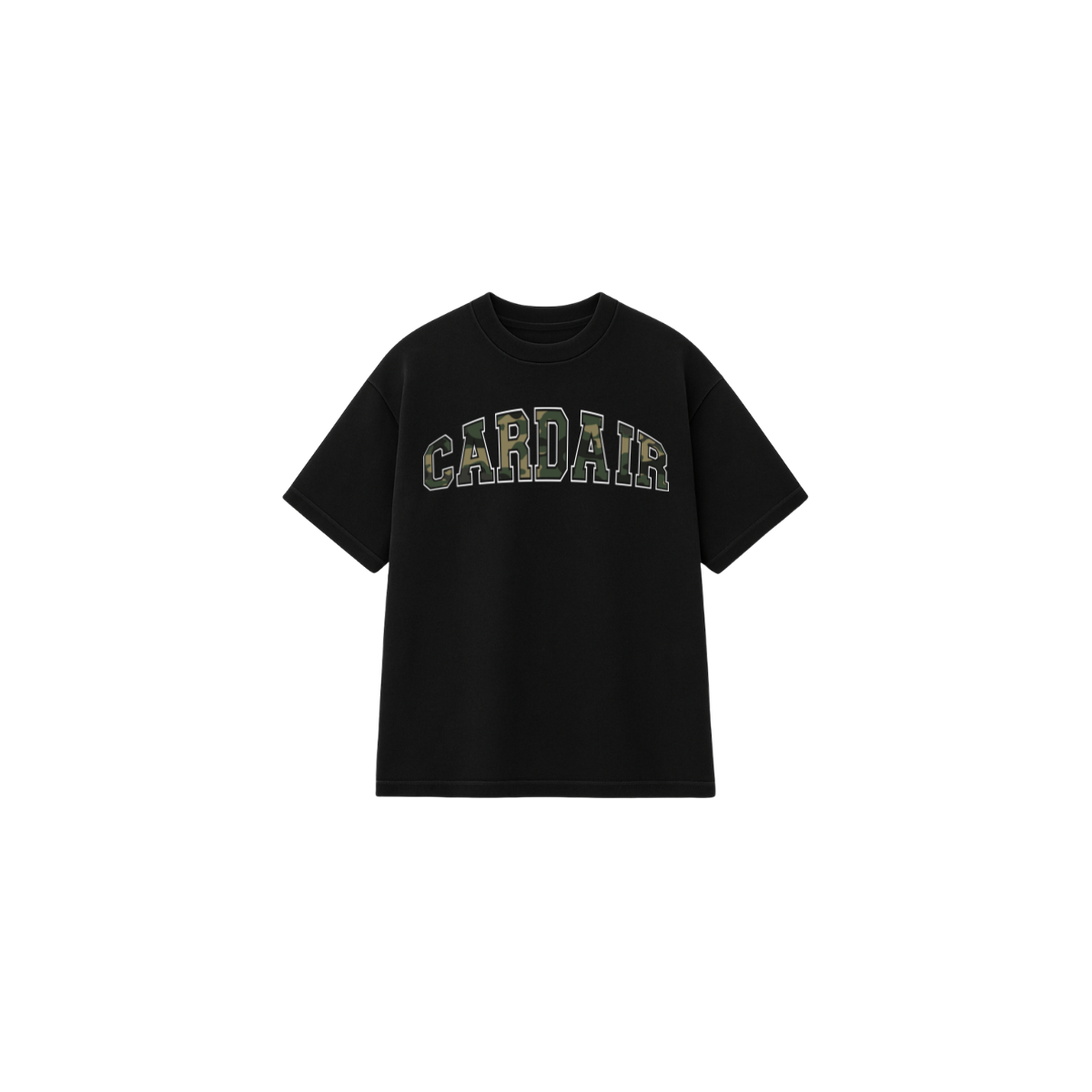 Camo Cardair T shirt - Black