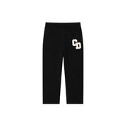 CD Logo Knit Joggers - Black