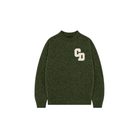 CD Logo Knit Sweater - Olive