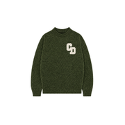 CD Logo Knit Sweater - Olive