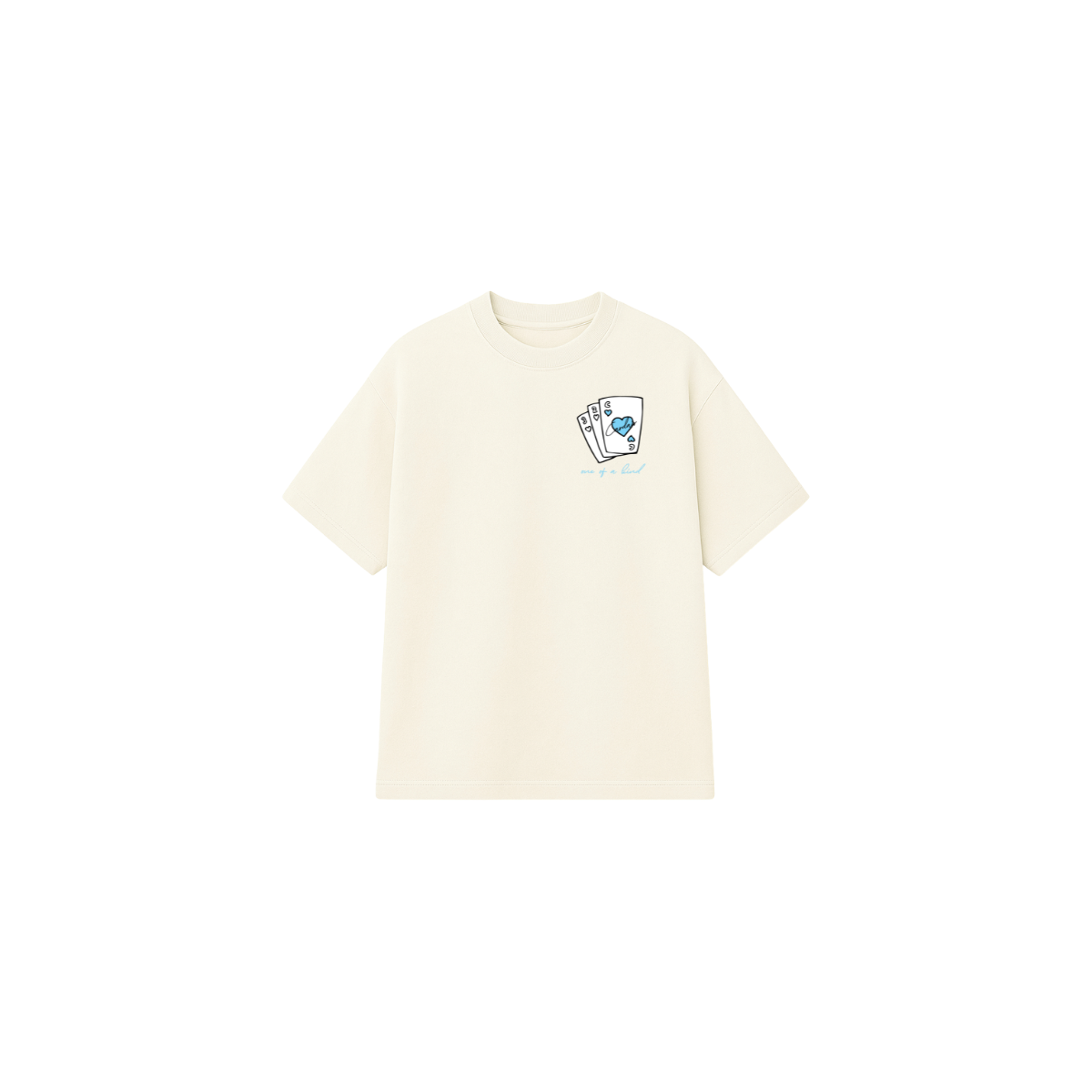 Cards T Shirt - Ecru