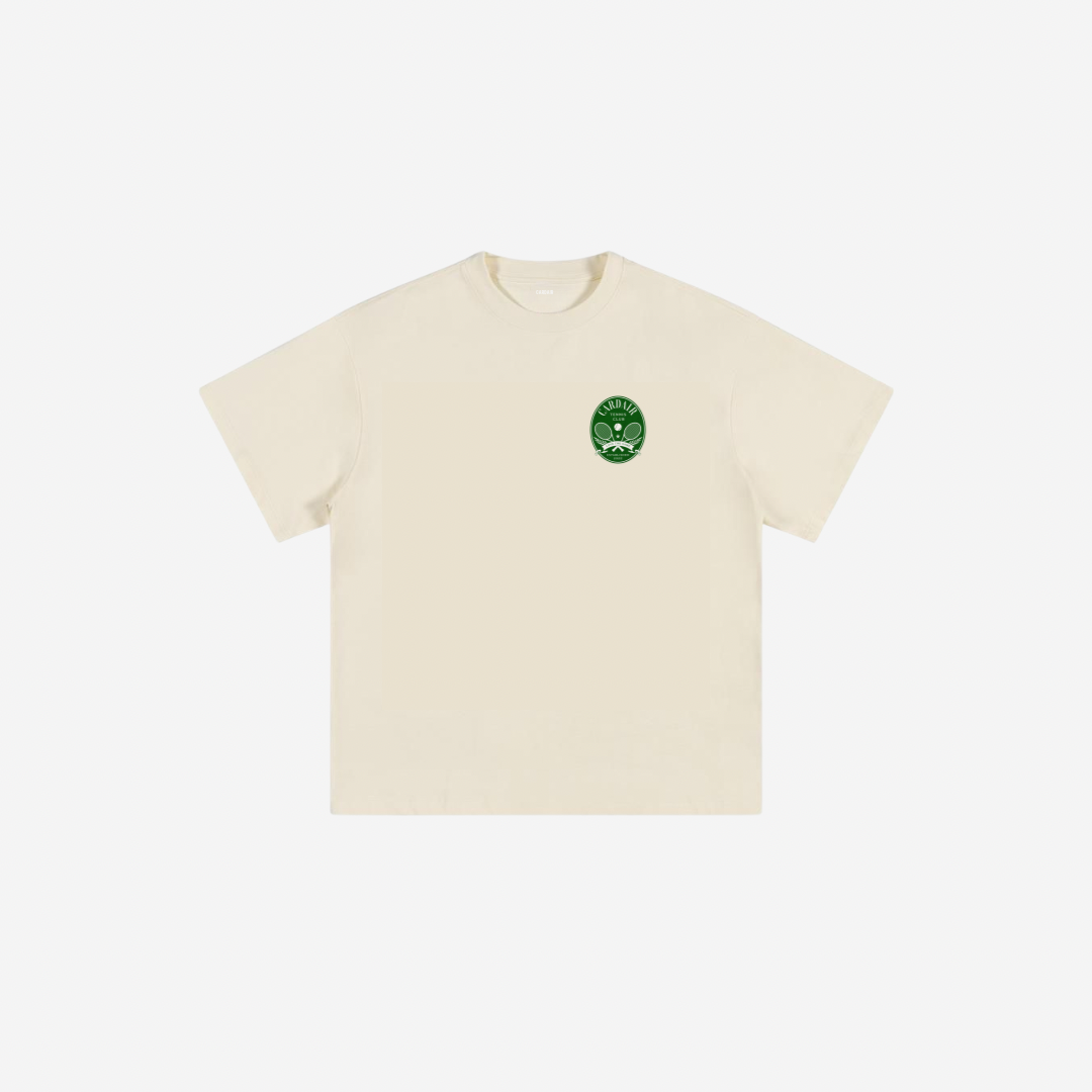 Tennis Club T Shirt - Ecru