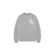 CD Logo Knit Sweater - Grey