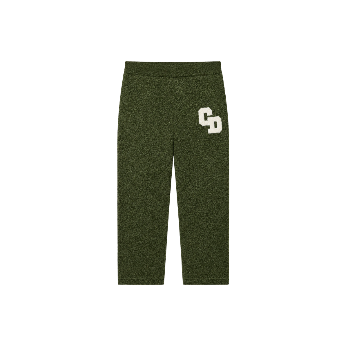 CD Logo Knit Joggers - Olive