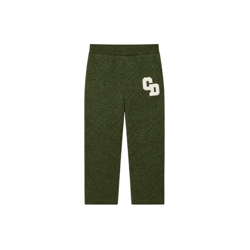 CD Logo Knit Joggers - Olive