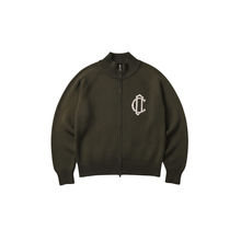 CD Emblem Knit Track Top - Olive