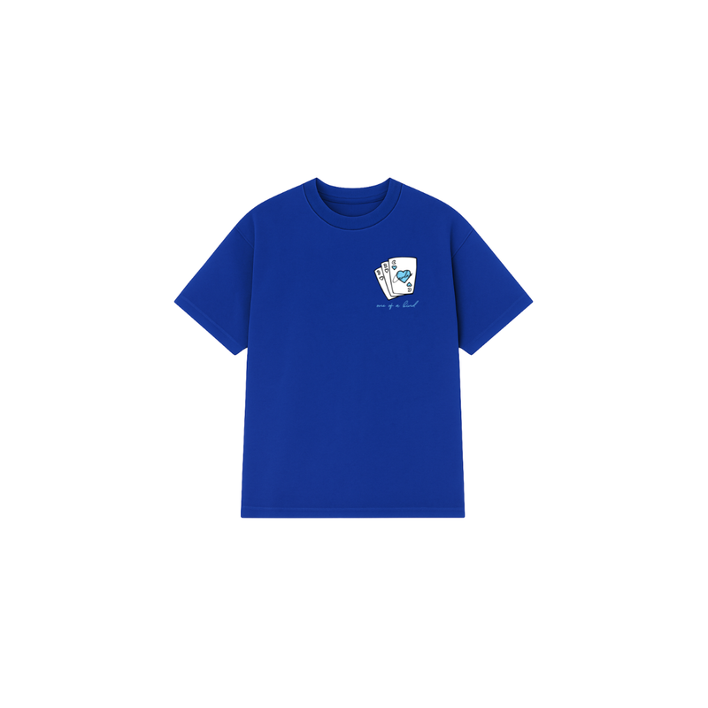 Cards T Shirt - Cobalt Blue
