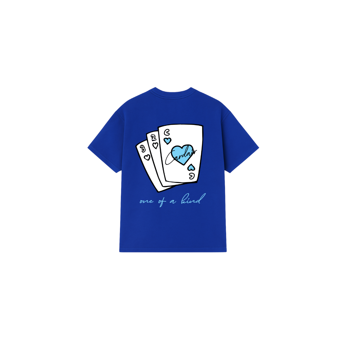 Cards T Shirt - Cobalt Blue