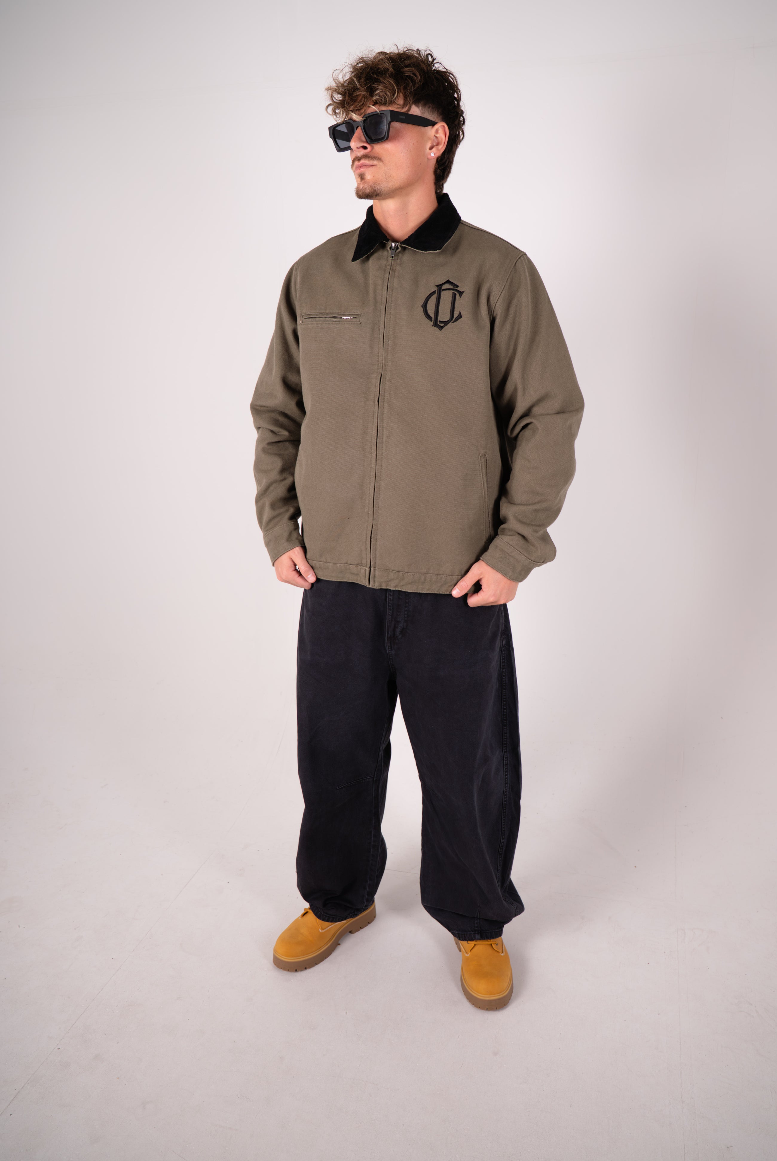 CD Emblem Farmers Jacket - Khaki