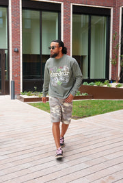 Y2K Long Sleeve T Shirt - Olive