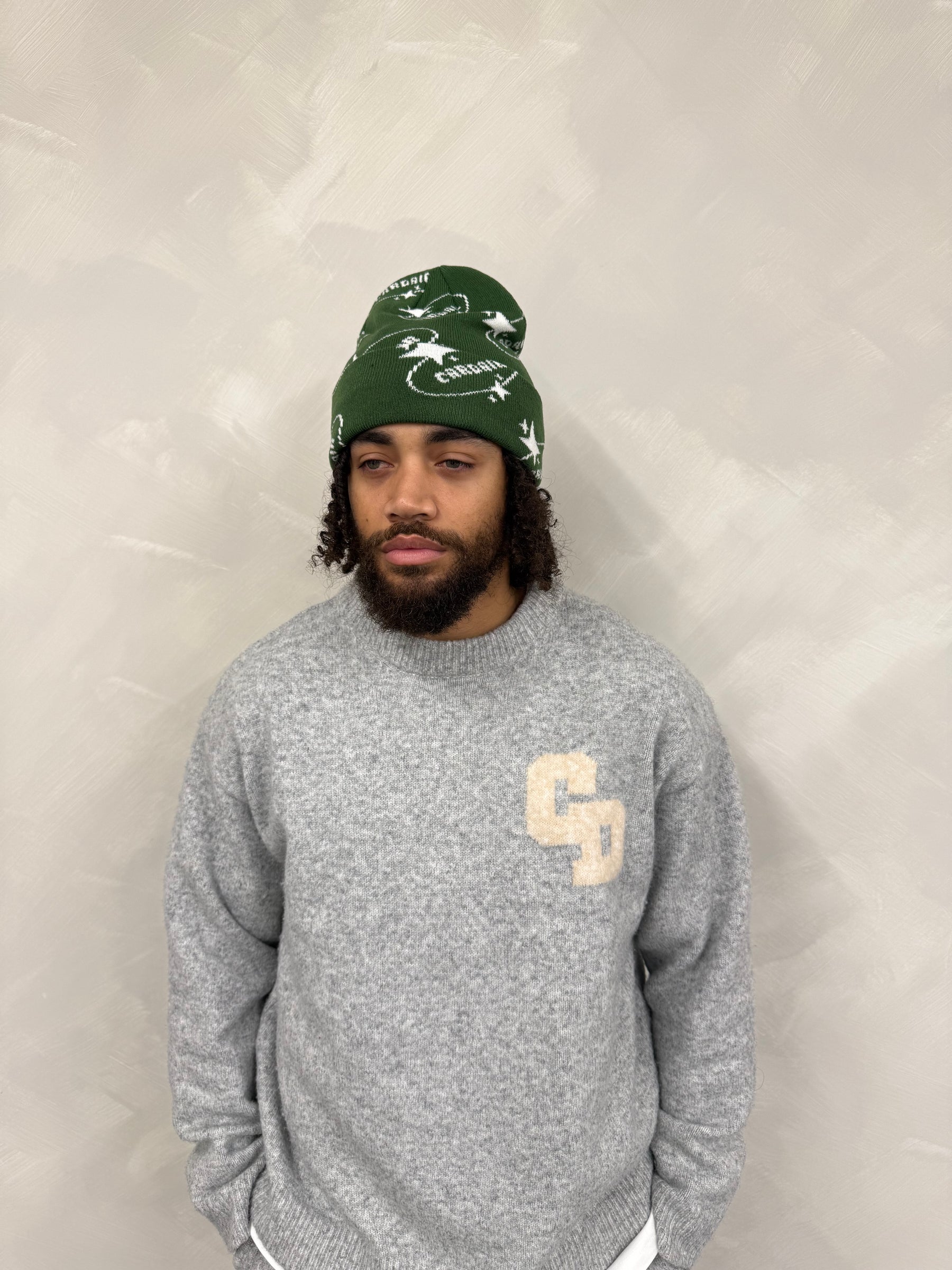 Star Logo Beanie - Racing Green