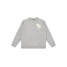 CD Logo Knit Sweater - Grey