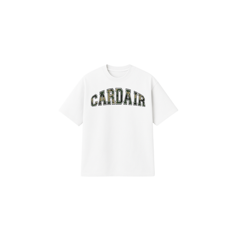 Camo Cardair T shirt - White