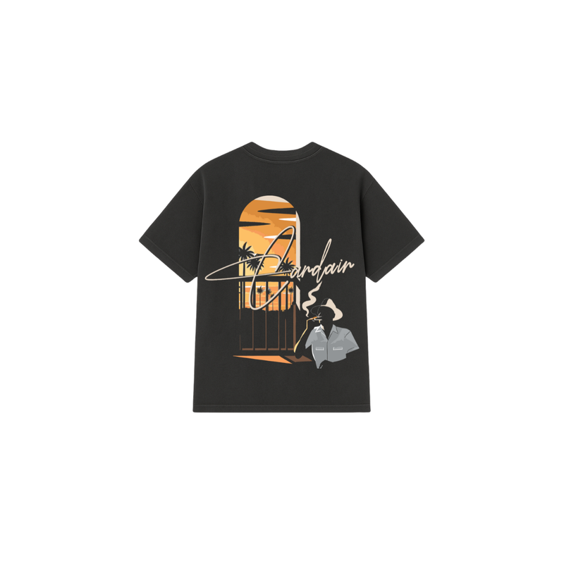 Havana Lounge T Shirt - Charcoal