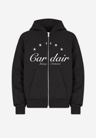 Embroidered Star Hoodie - Black