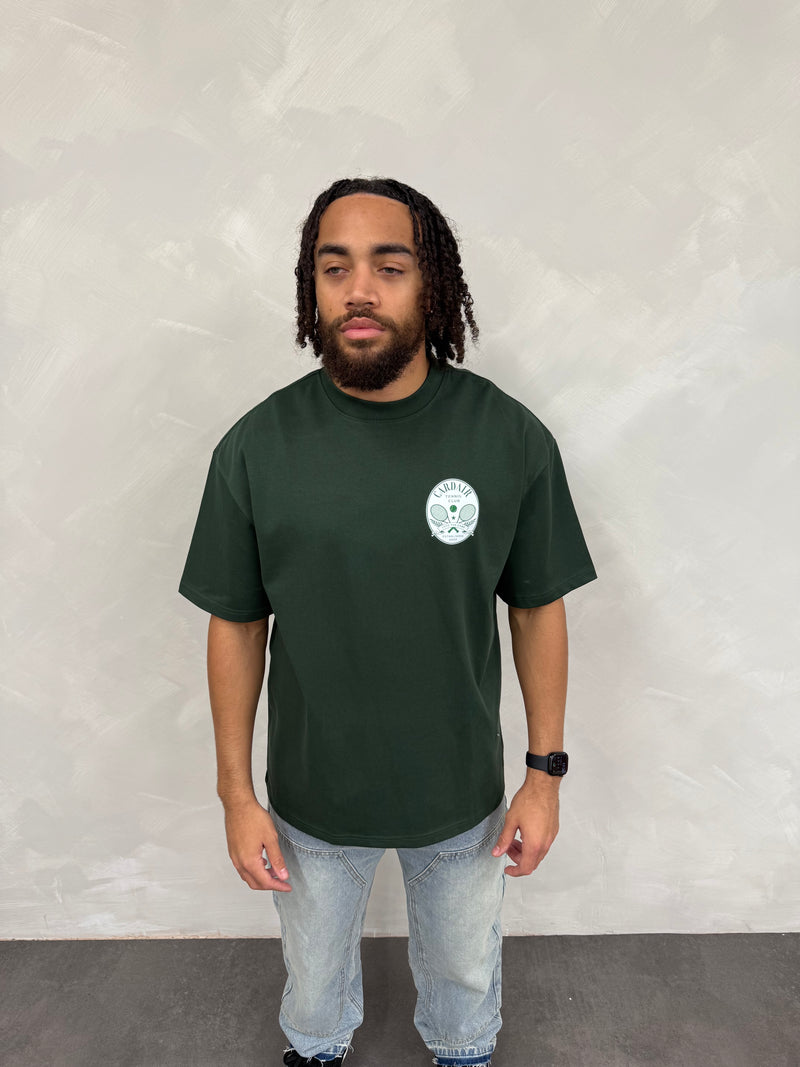 Tennis Club T Shirt - Racing Green