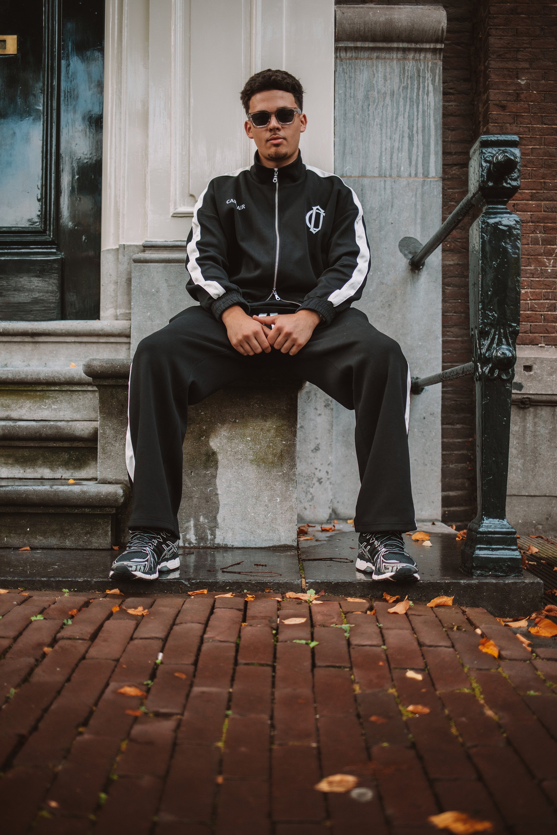 Club Emblem Track Pants - Black