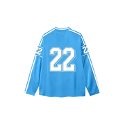 Long Sleeve Club Mesh Jersey - Sky Blue