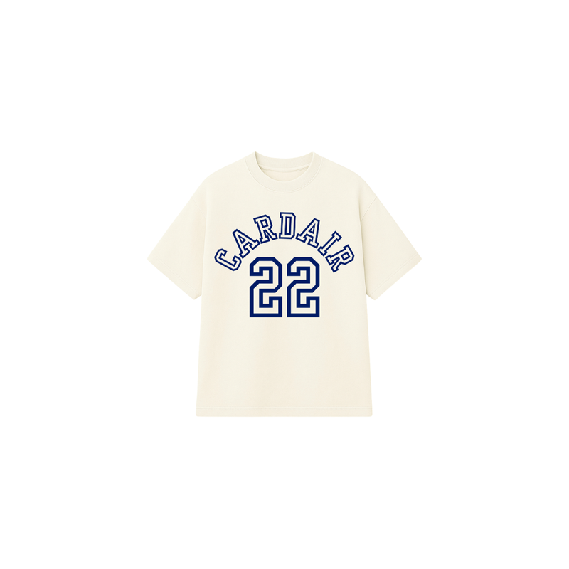 Varsity T Shirt - Ecru