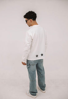 CD Star Long Sleve T Shirt - White
