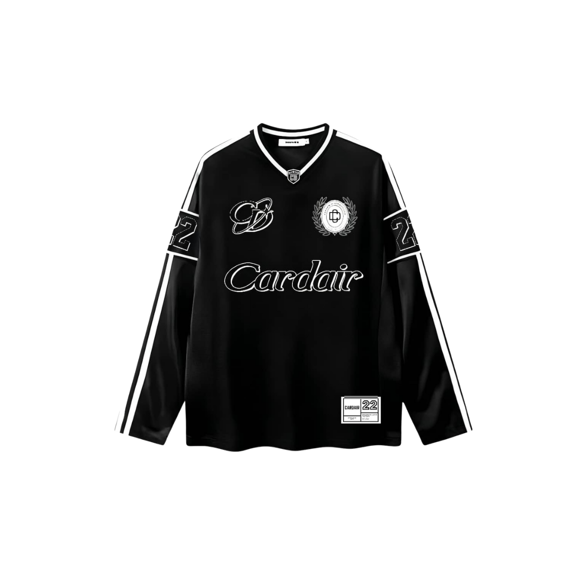 Long Sleeve Club Mesh Jersey - Black