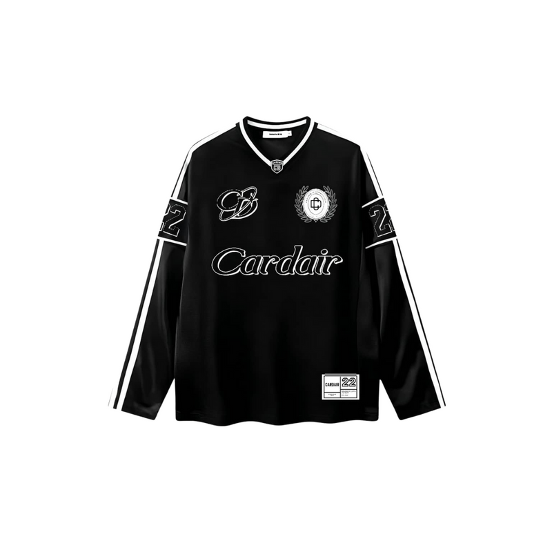 Long Sleeve Club Mesh Jersey - Black