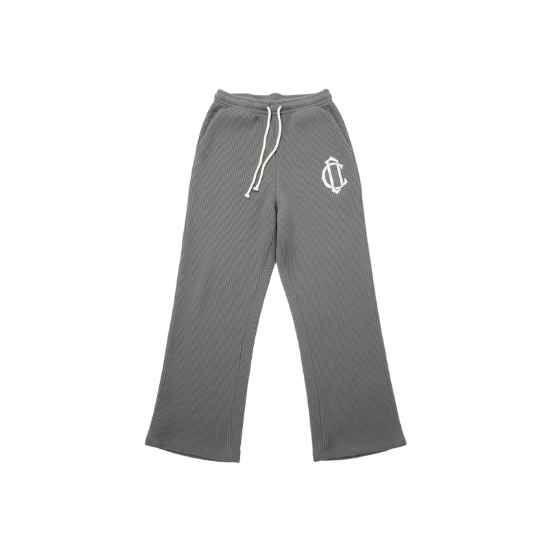 CD Emblem Knit Joggers - Grey