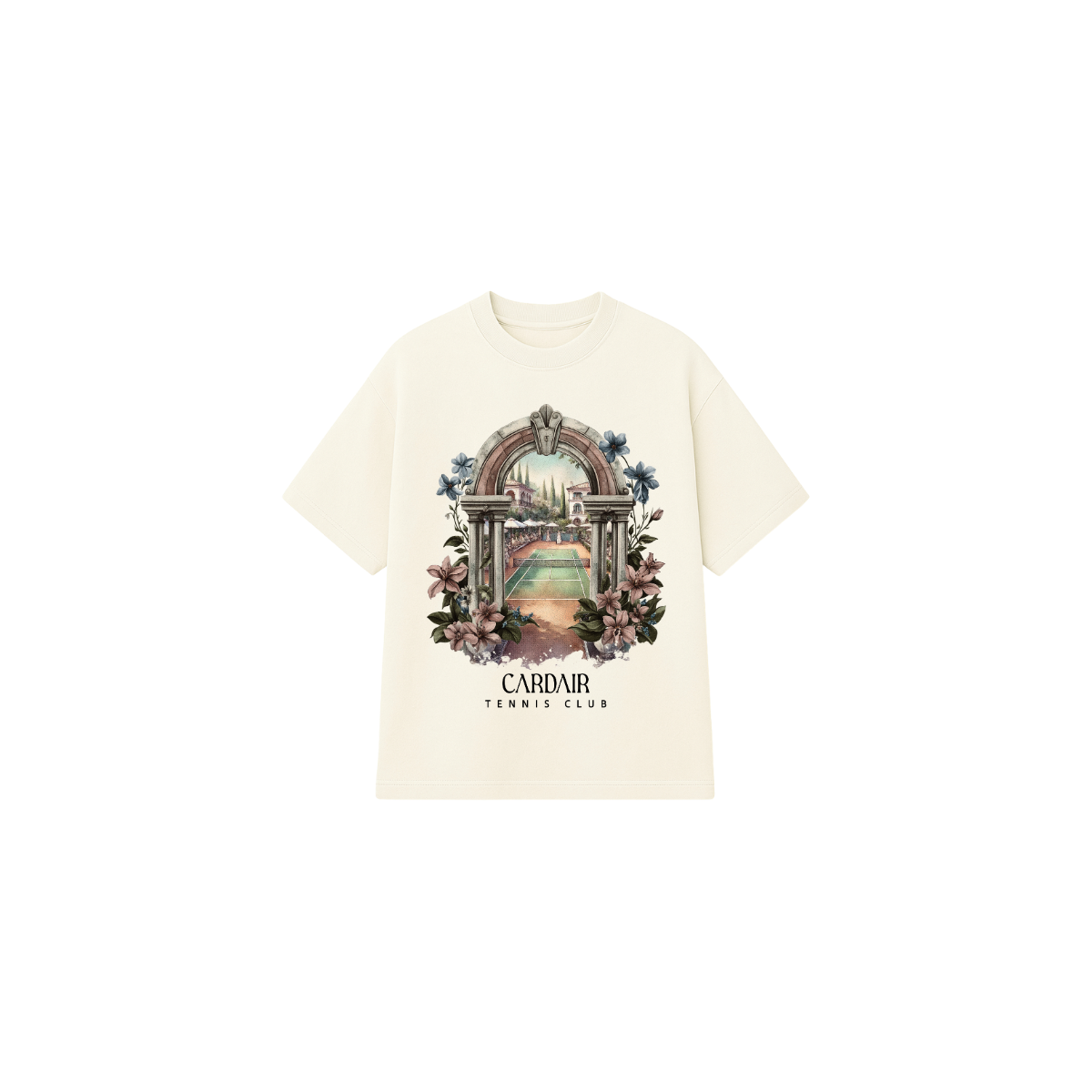 Tennis Club T Shirt - Ecru