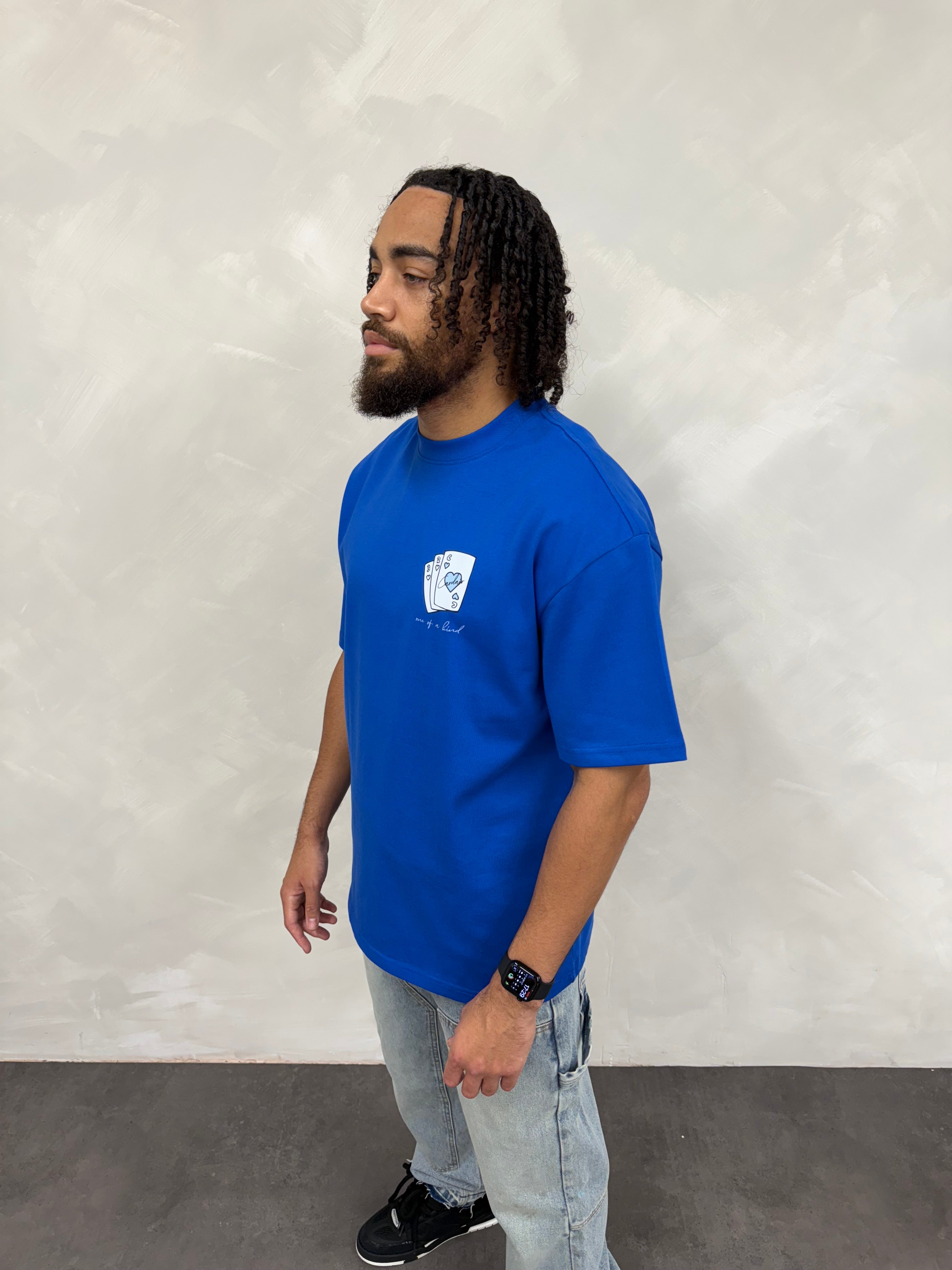 Cards T Shirt - Cobalt Blue