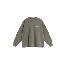 Long Sleeve Waffle T Shirt - Faded Beige