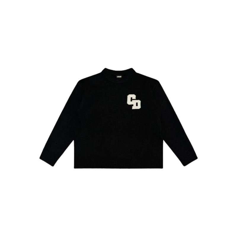 CD Logo Knit Sweater - Black