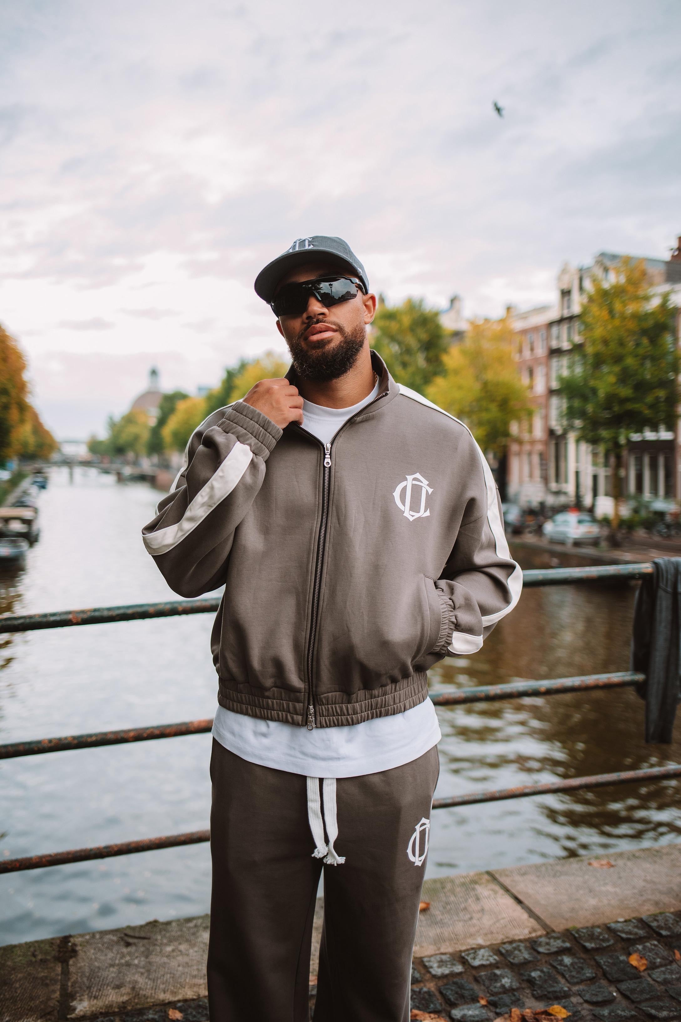 Club Emblem Track Top - Storm