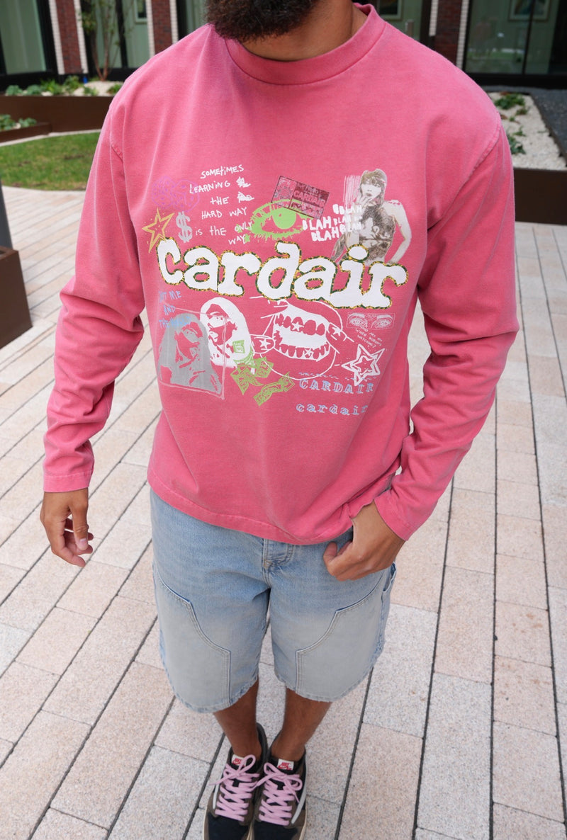 Y2K Long Sleeve T Shirt - Red